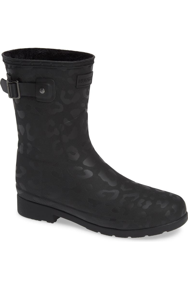 Hunter Original Insulated Refined Short Rain Boot, Main, color,