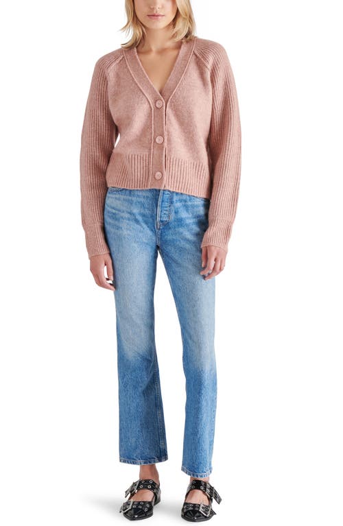 Steve Madden Beckie V-neck Cardigan In Hazelnut