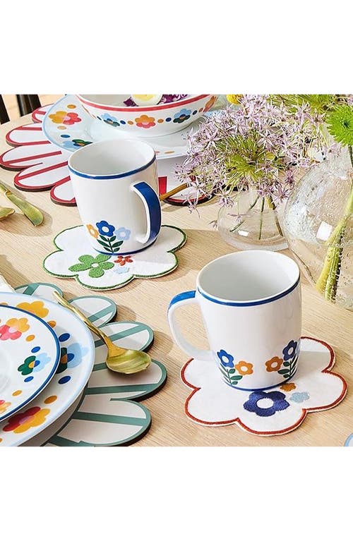 Misette Set Of 4 Floral Mugs In Multi