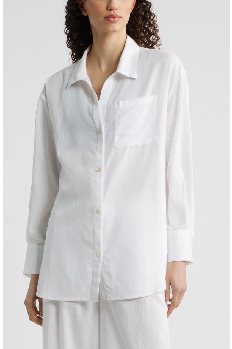 Cover-Up Shirt, Alternate, color, WHITE
