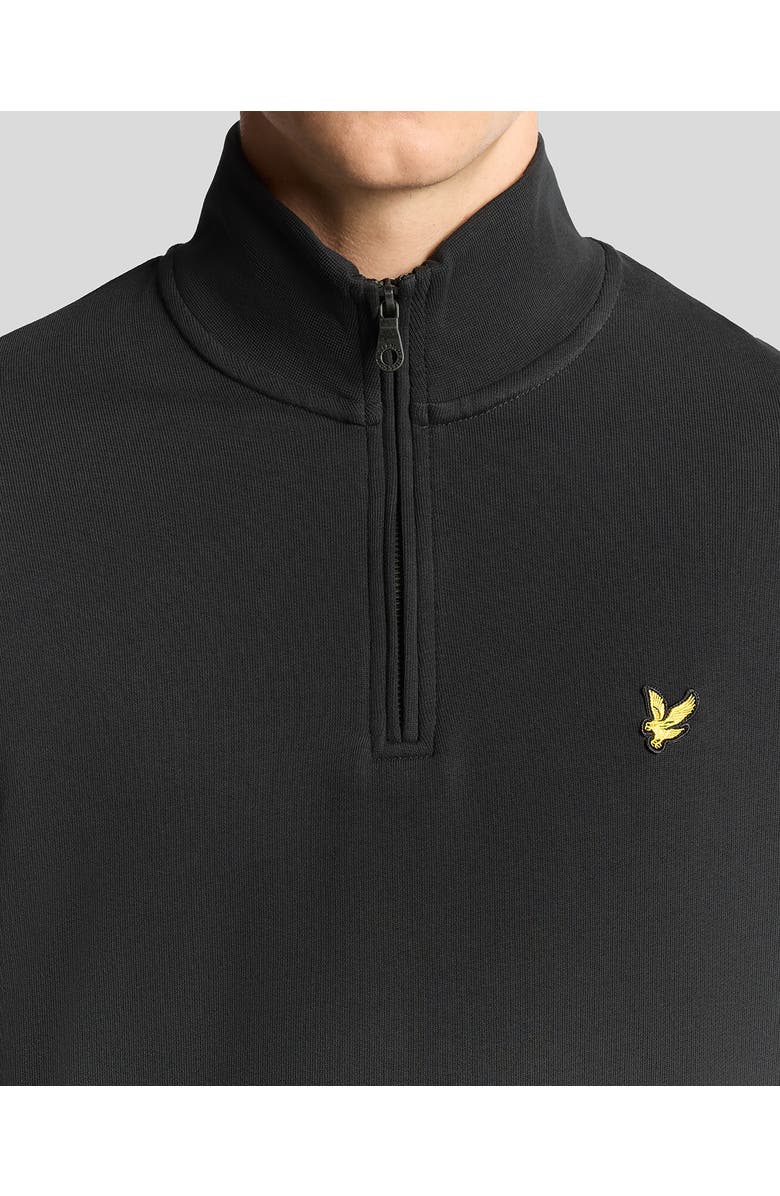Lyle & Scott Loopback Quarter Zip Sweat, Alternate, color, Gunmetal