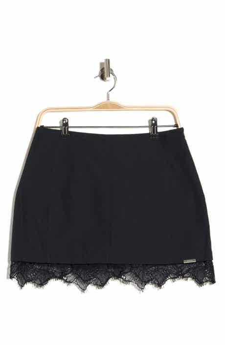 Simkhai Tobie Lace Trim Miniskirt