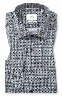 Modern Fit Printed Twill Shirt