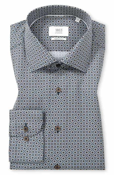 Modern Fit Printed Twill Shirt