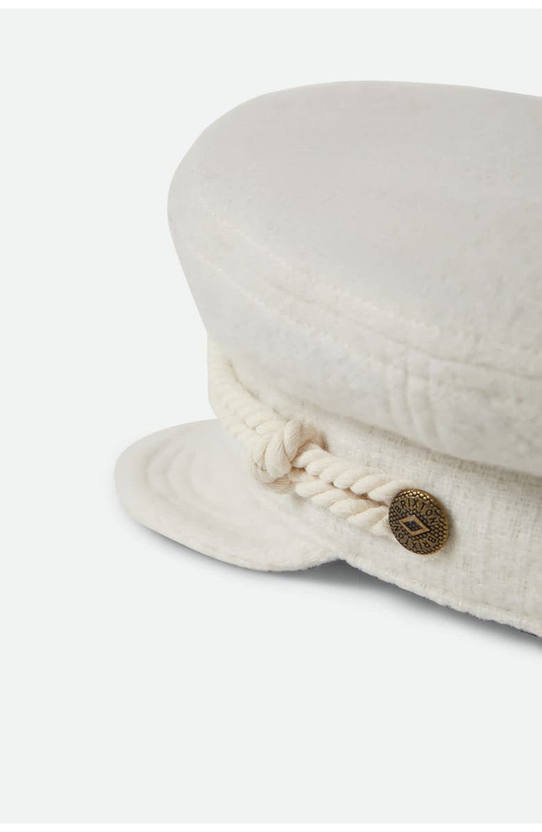 Brixton Kayla Bouclé Cap, Alternate, color, Off White Boucle