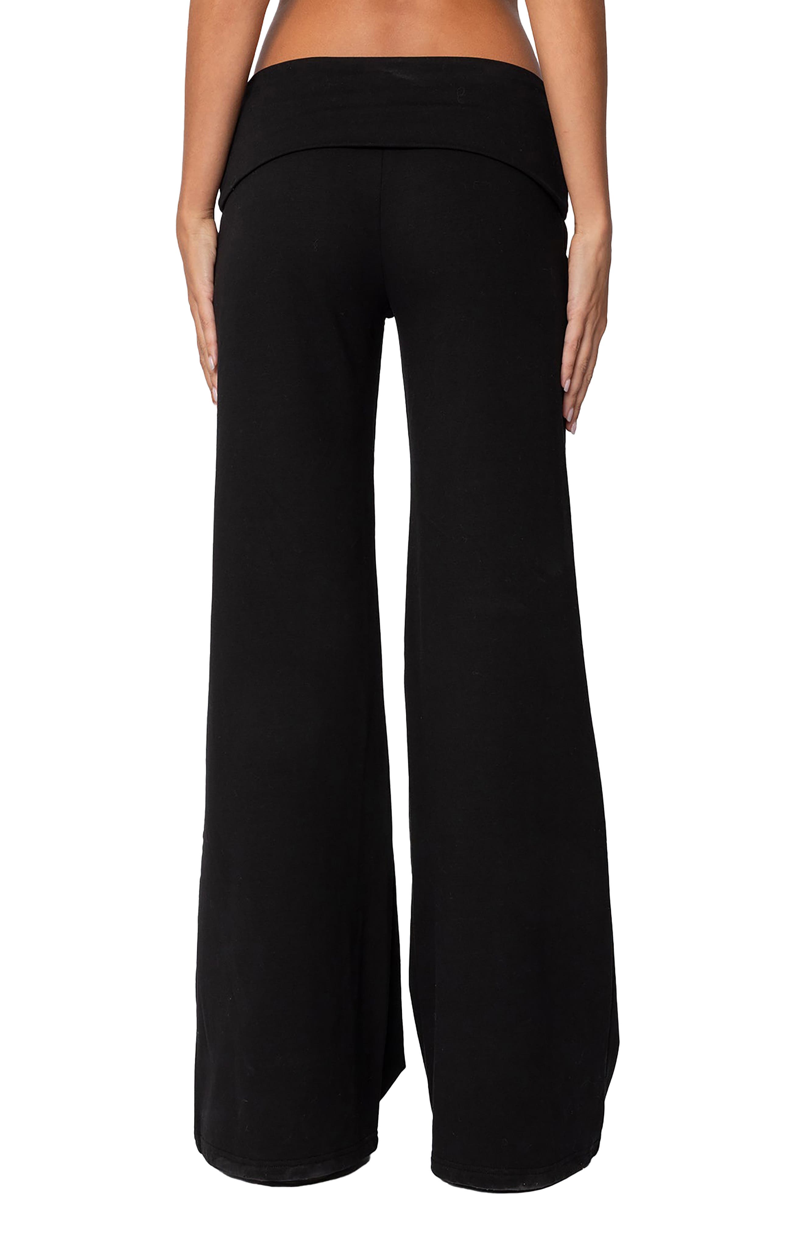 Wide Leg Foldover Pants - image 2