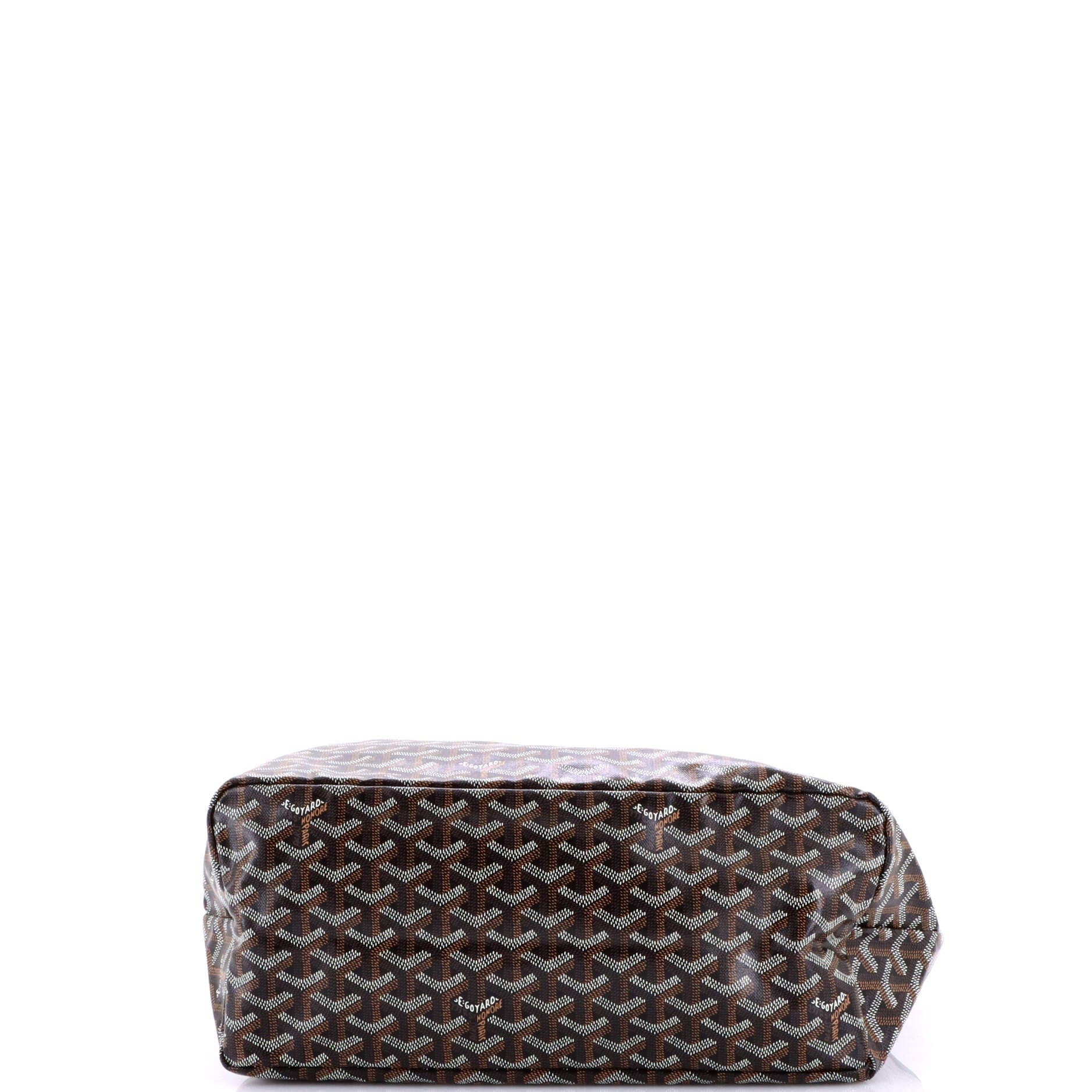 Pre-Owned Goyard Saint Louis Tote Coated Canvas PM, Alternate, color, Black