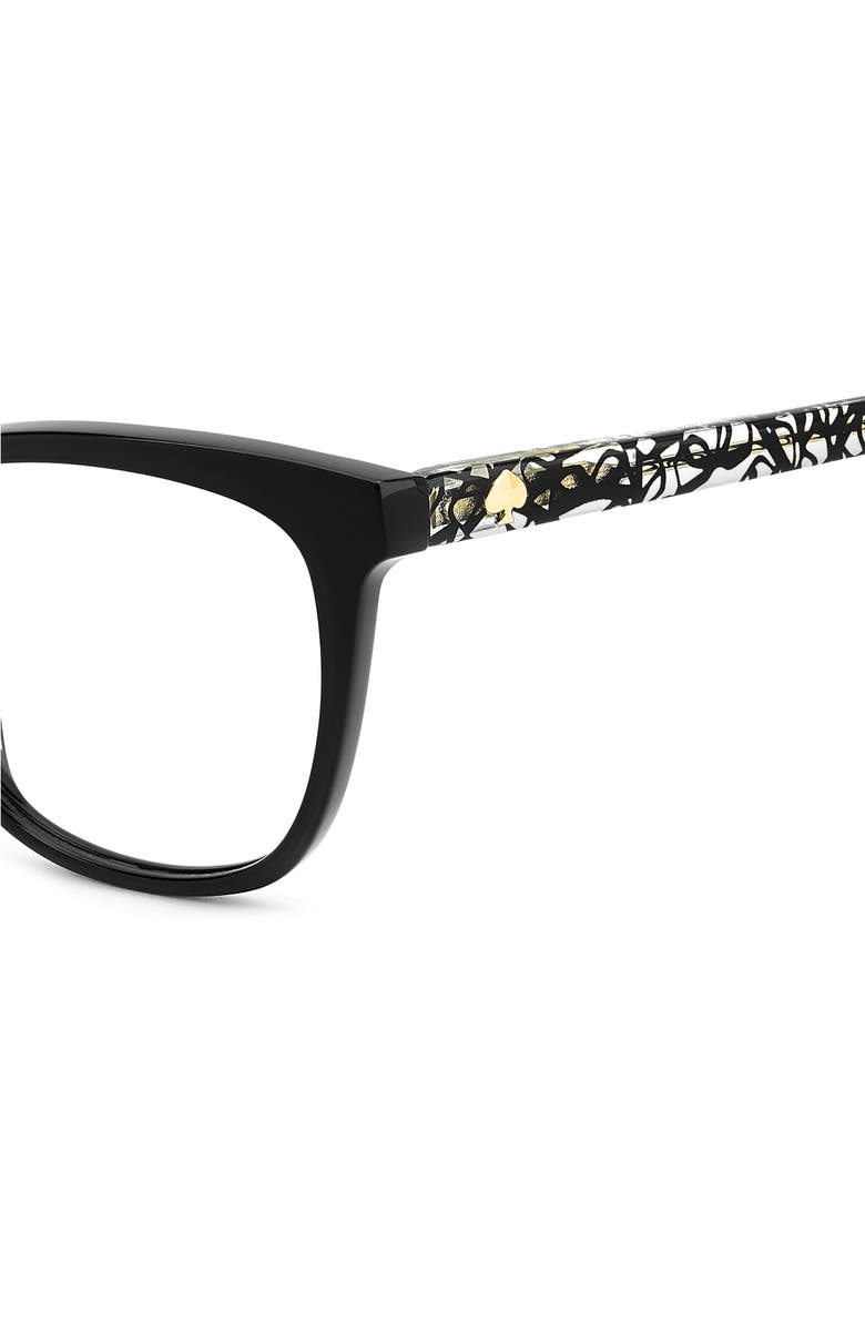 Kate Spade New York adrie 53mm square reading glasses, Alternate, color, 