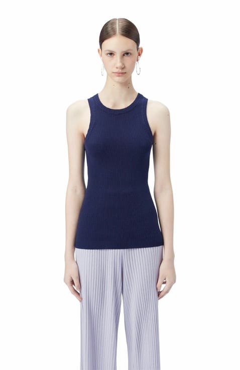 Cotton Silk Cashmere Tank Top