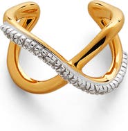 Monica Vinader Riva Crossover Diamond Ear Cuff (Nordstrom Exclusive)
