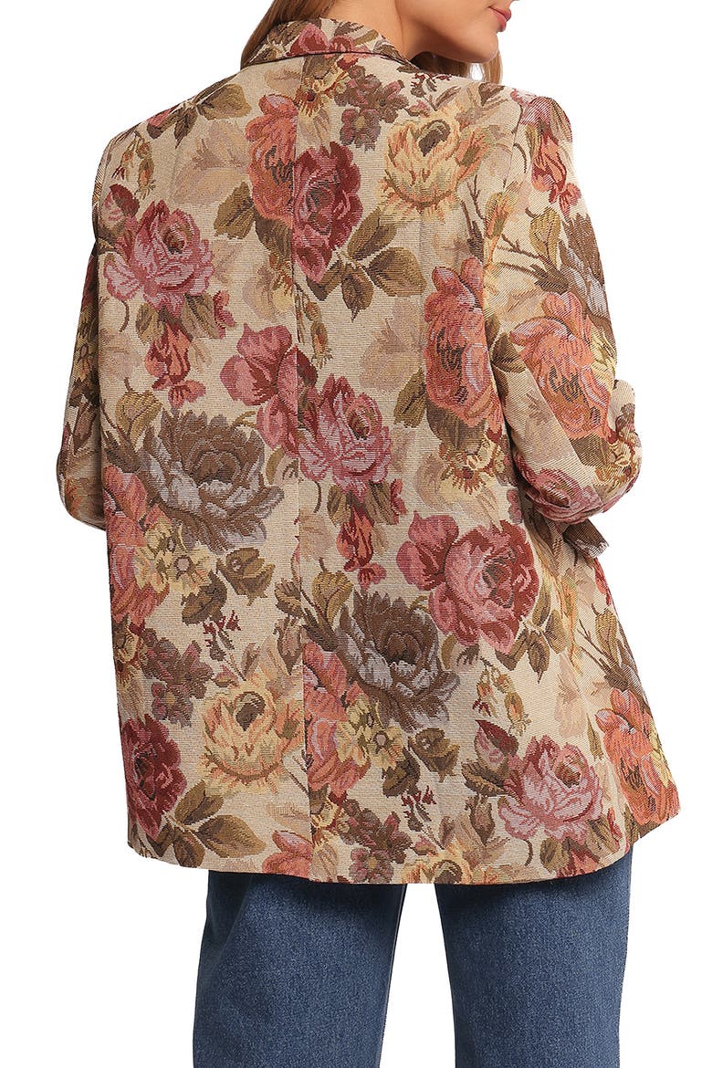 Dawn Oversize Blazer, Alternate, color, FLORAL
