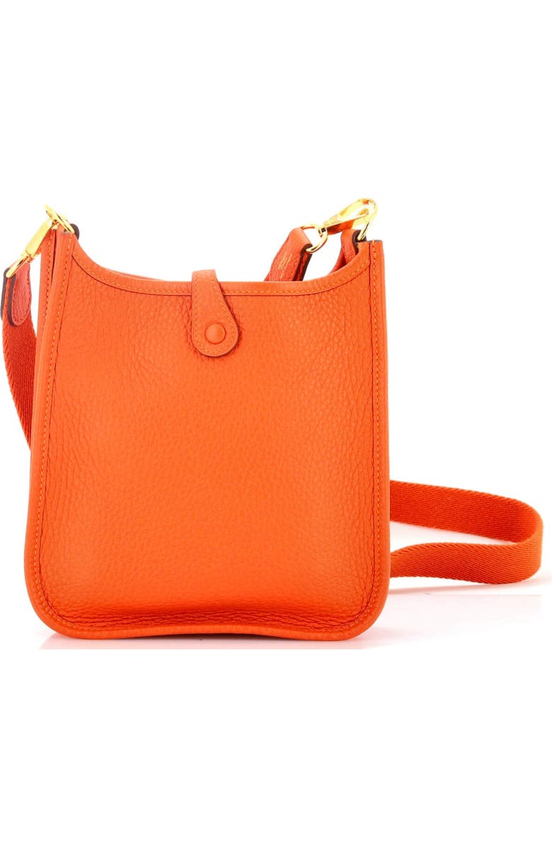 Pre-Owned Hermes Evelyne Bag Gen III Clemence TPM, Alternate, color, Orange Minium