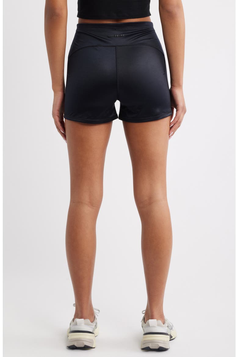 Shine Drawcord Shorts, Alternate, color, NSKM OBSIDIAN