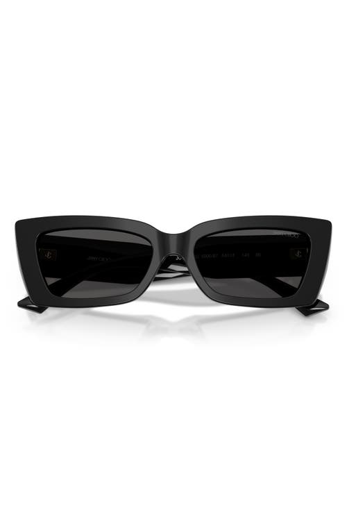 Jimmy Choo 54mm Cat Eye Sunglasses In Black