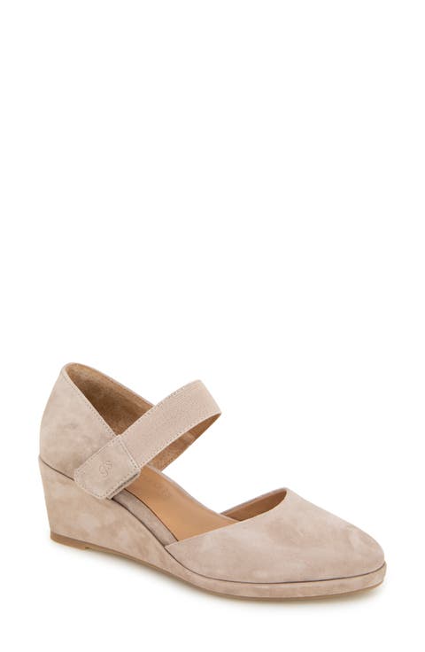 Oriana Ankle Strap Wedge Pump (Women)