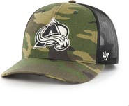'47 Men's '47 Camo/Black Colorado Avalanche Trucker Snapback Hat