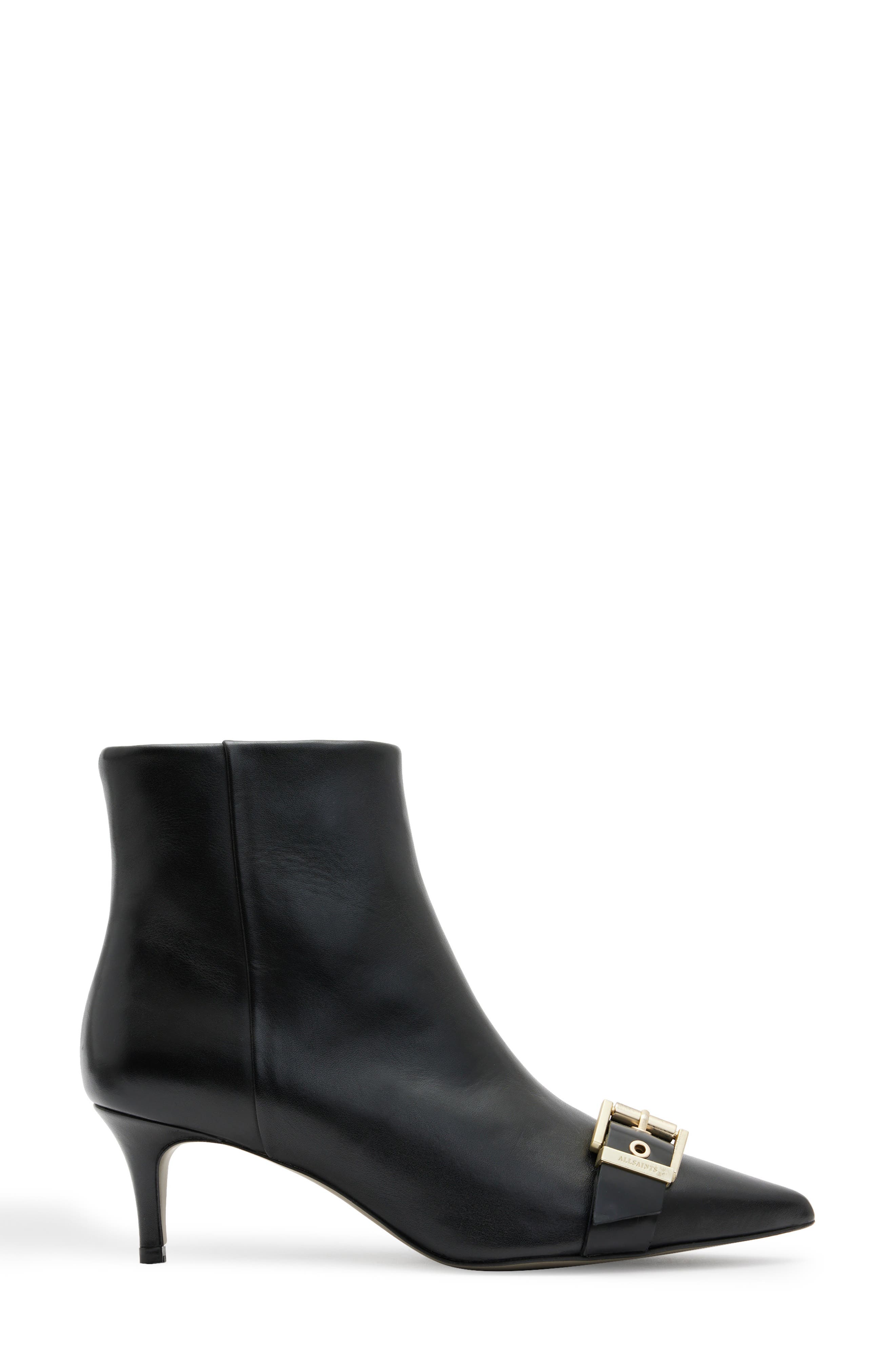 AllSaints Rebecca Bootie, Alternate, color, Black