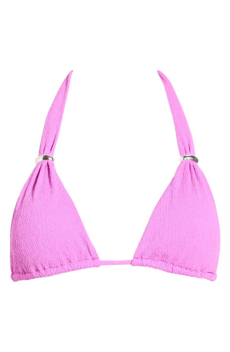 ViX Paula Hermanny Firenze Bia Triangle Bikini Top, Alternate, color, Pink