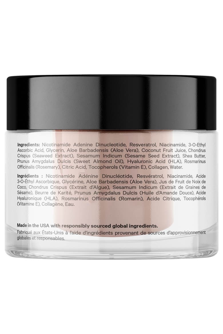 NAD Face Cream + Resveratrol Niacinamide & Collagen, Alternate, color, White