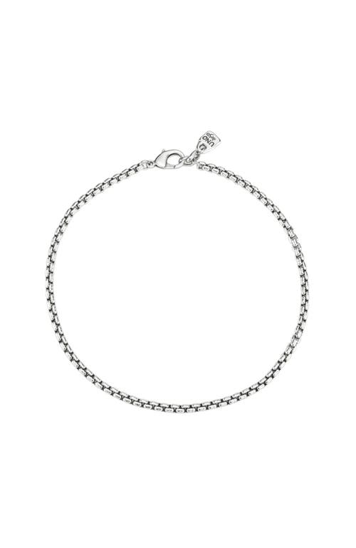 Unode50 Sterling Silver-plated Link Necklace In Metallic