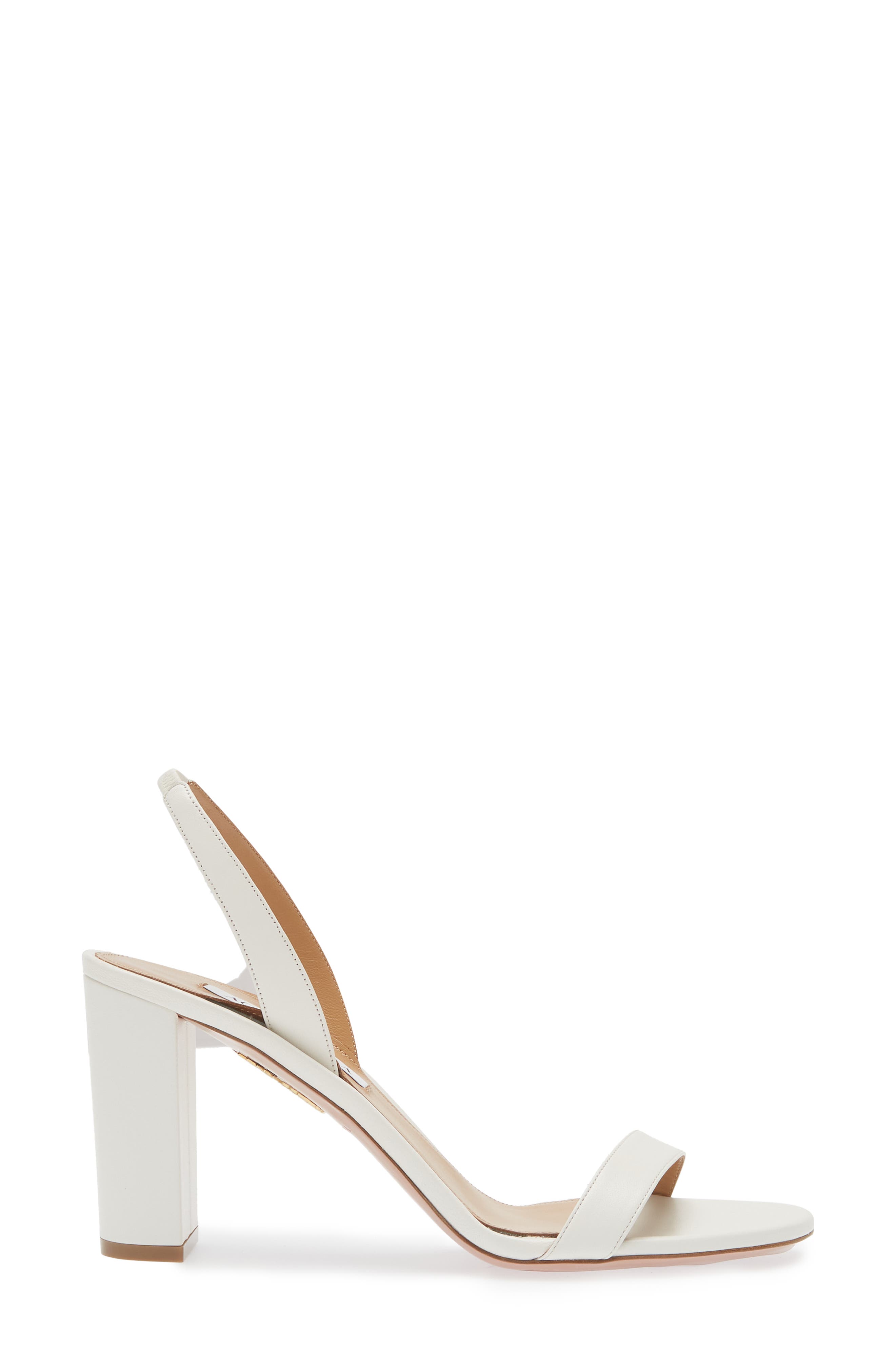 So Nude Slingback Sandal, Alternate, color, WHITE