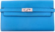 Pre-Owned Hermes Kelly Wallet Chevre Mysore Long