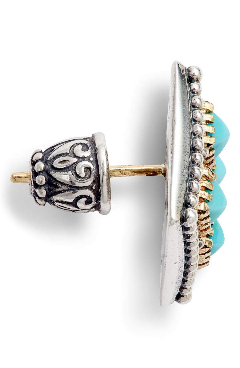 Konstantino Trillion Stone Stud Earrings, Alternate, color,