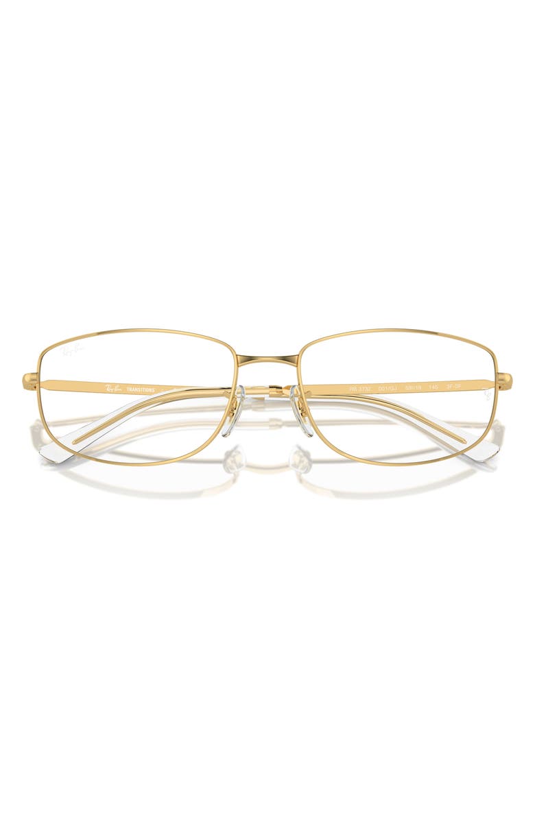 Ray-Ban 56mm Irregular Optical Glasses, Alternate, color, 