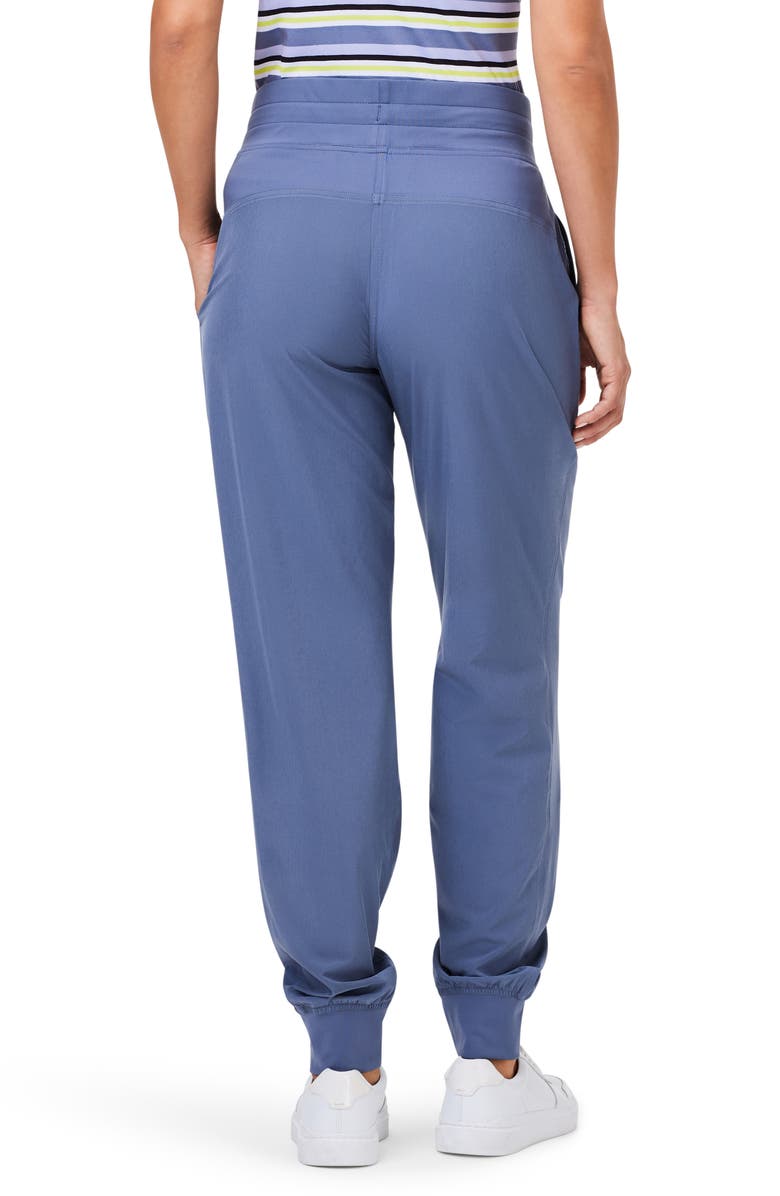 NZ ACTIVE by NIC+ZOE Tech Stretch Ruched Joggers, Alternate, color, Slate