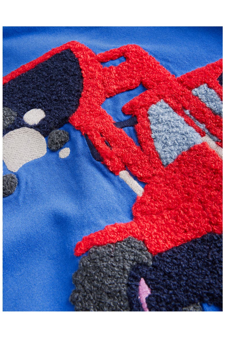 Kids' Appliqué Mock Long Sleeve T-Shirt, Alternate, color, GREEK BLUE