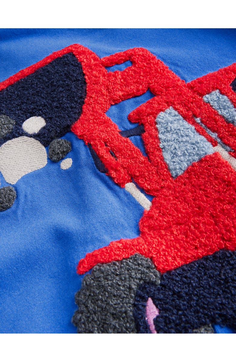 Mini Boden Kids' Appliqué Mock Long Sleeve T-Shirt, Alternate, color, 