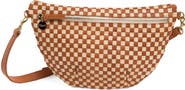 Clare V. Grande Woven Leather Belt Bag