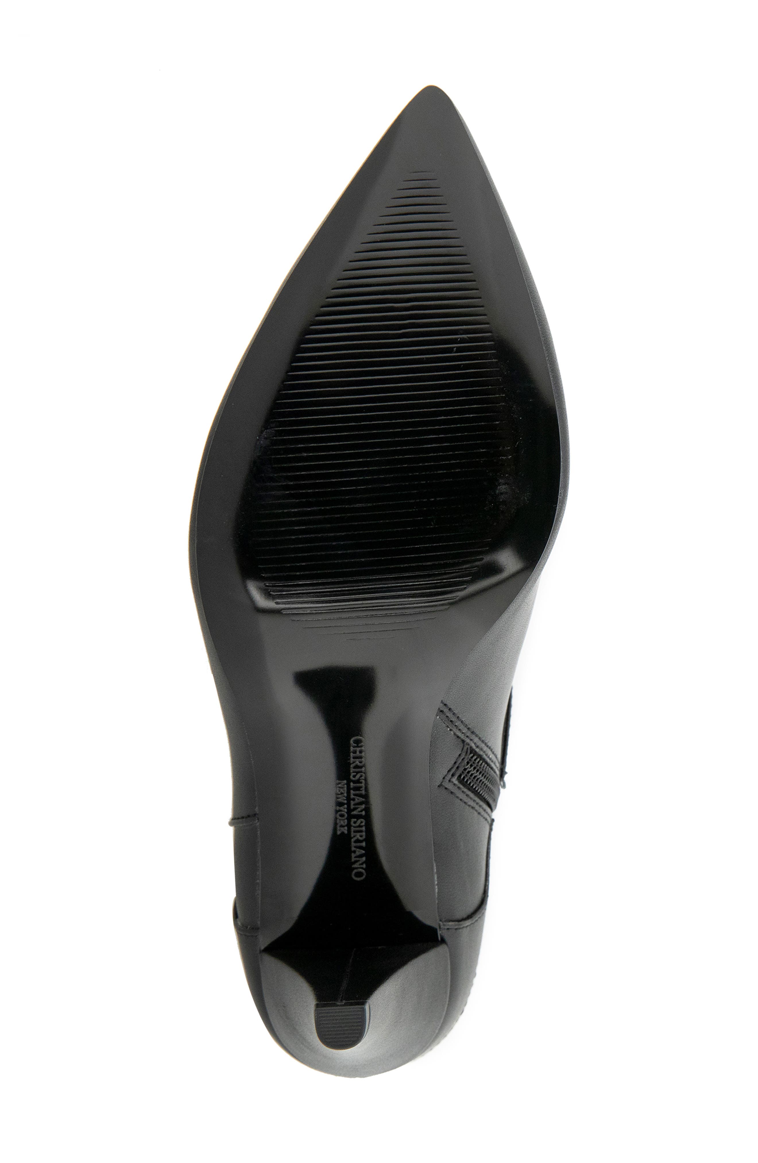 Maise Cone Heel Bootie, Alternate, color, BLACK