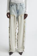 Haikure Bonnie Destroyed Wide Leg Jeans