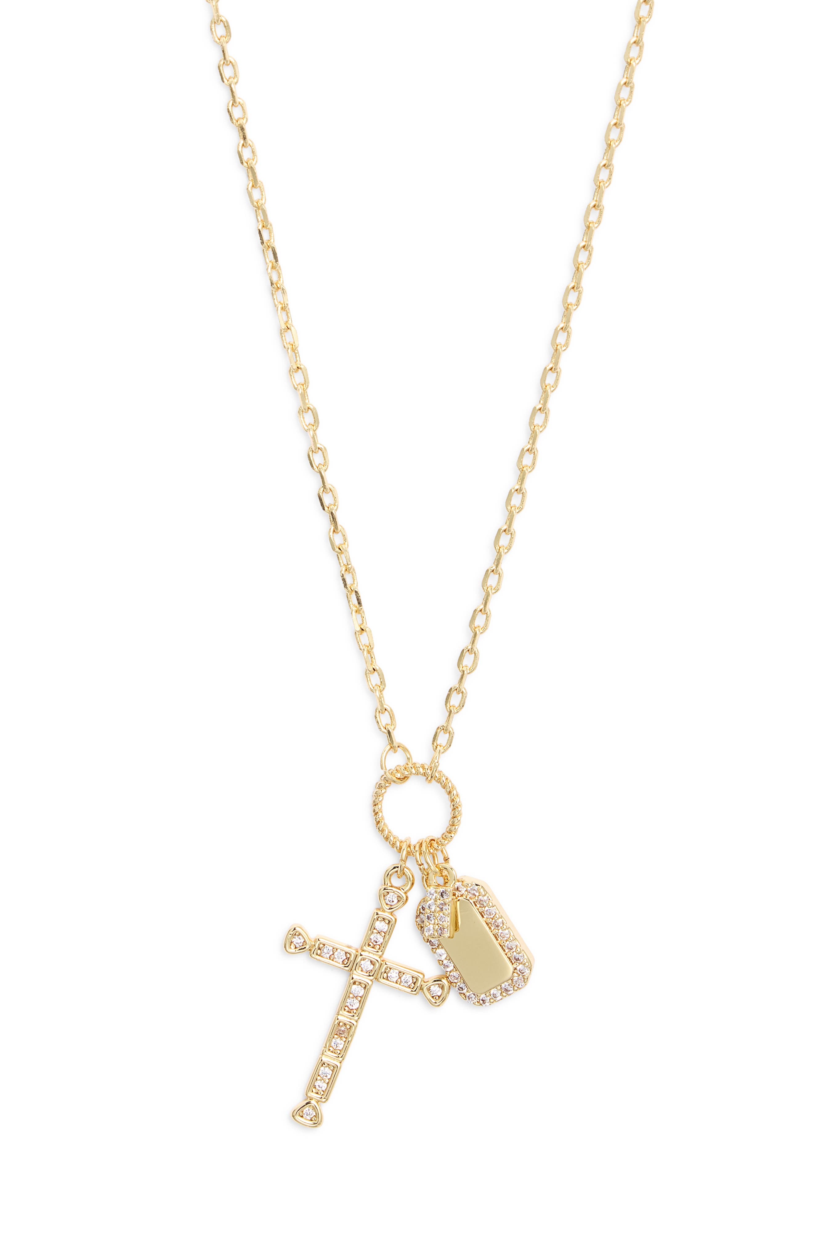 Chelsea28 Gift Boxed Cubic Zirconia Cross Pendant Necklace (Women ...