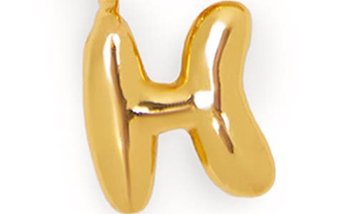 Saachi Bubble Charm Initial Bracelet In Gold