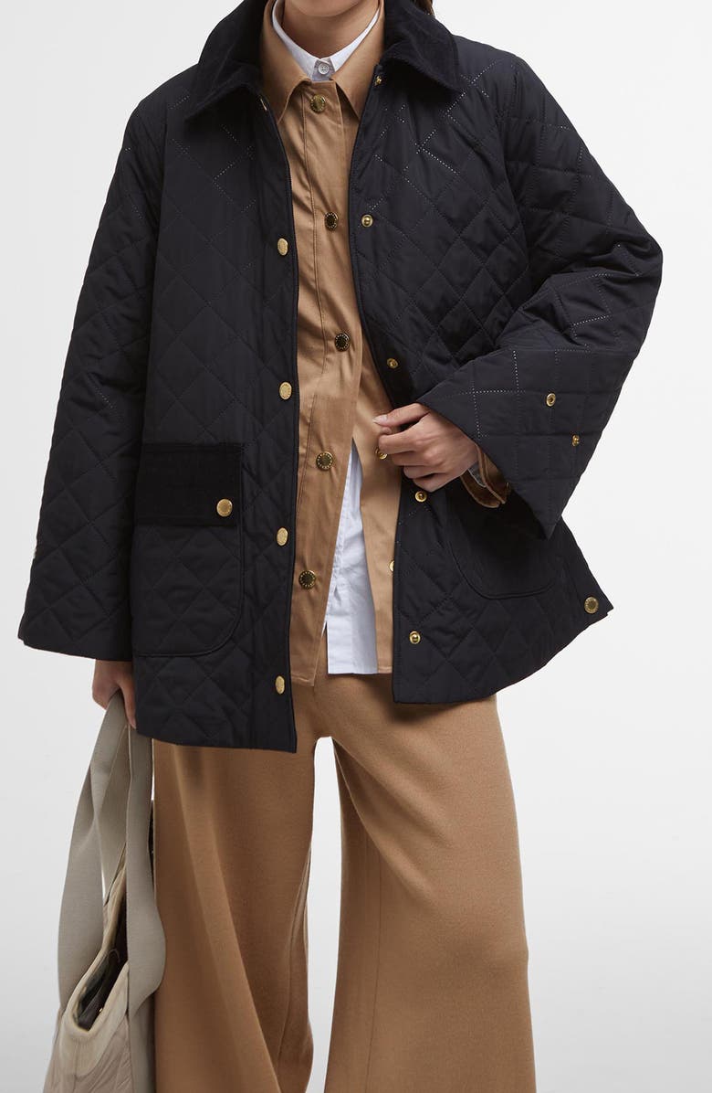 Barbour Corinne Quilted Coat, Alternate, color, 