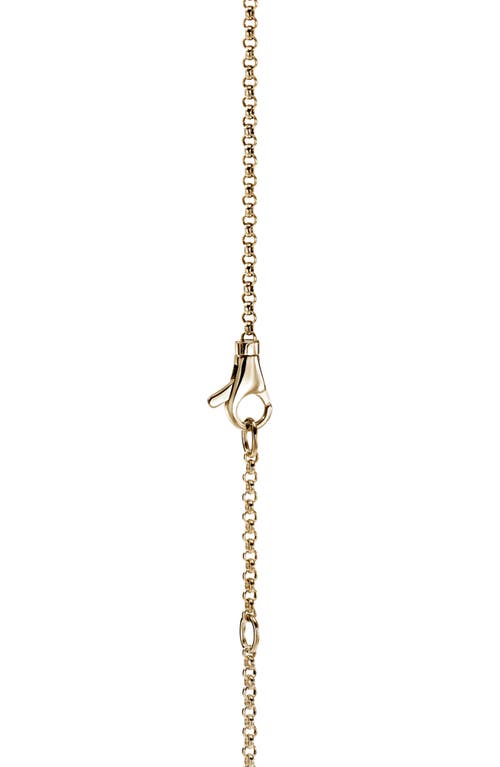 John Hardy 14k Yellow Gold Diamond Pendant Necklace In Gold