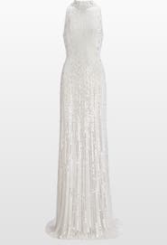 Jenny Packham Benue Sequin-Embellished Maxi Dress