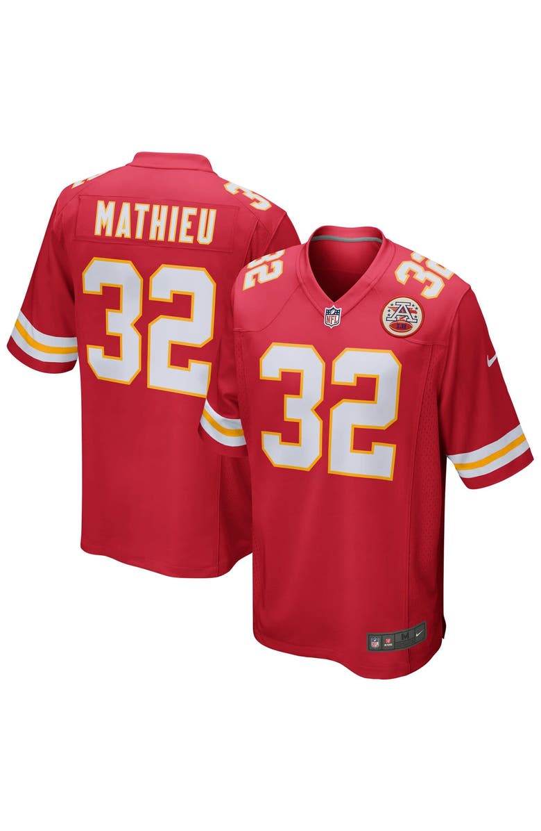 Nike Men's Nike Tyrann Mathieu Red Kansas City Chiefs Game Jersey, Main, color, 