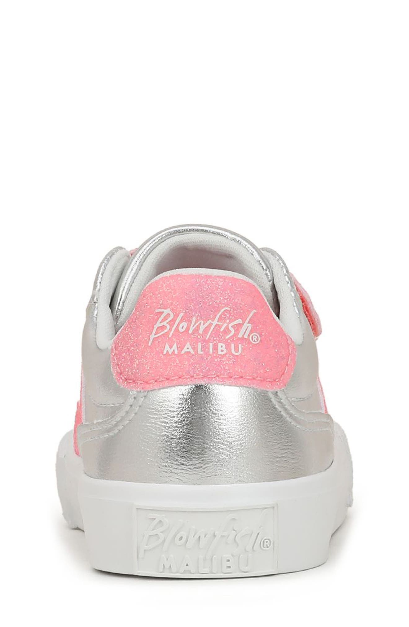 Blowfish Malibu Kids' Vice Sneaker, Alternate, color, Silver/ Pink