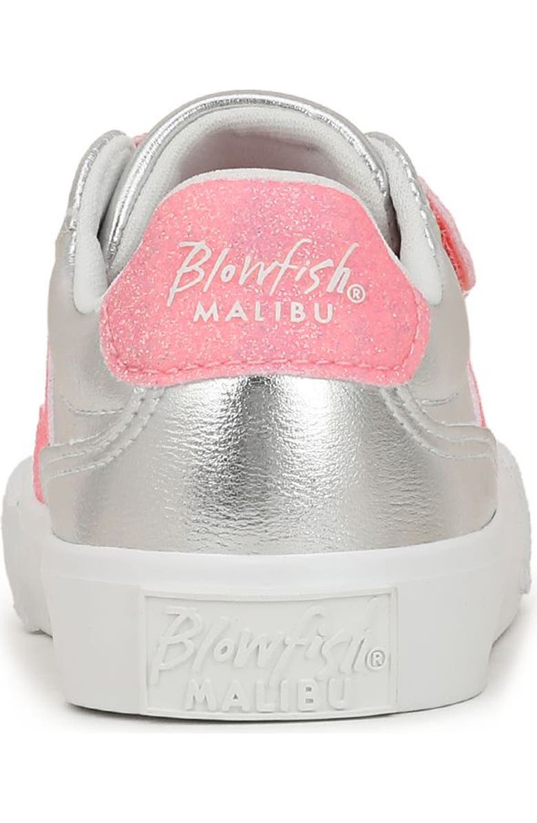 Blowfish Malibu Kids' Vice Sneaker, Alternate, color, Silver/ Pink