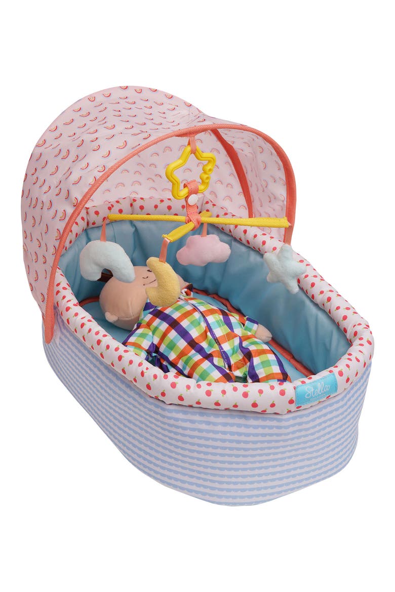 Stella Collection Soft Toy Crib, Alternate, color, MULTI