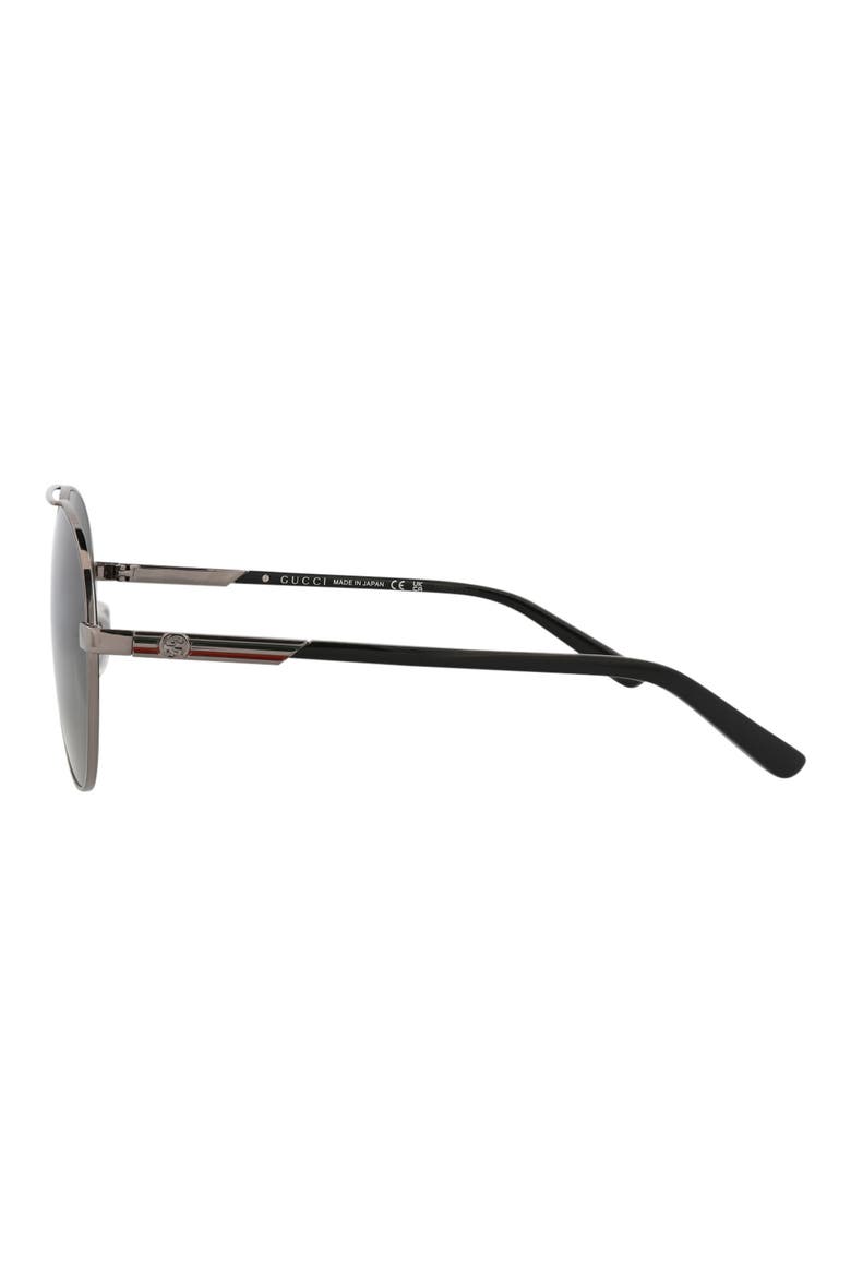 61mm Navigator Sunglasses, Alternate, color, RUTHENIUM BLACK GREY