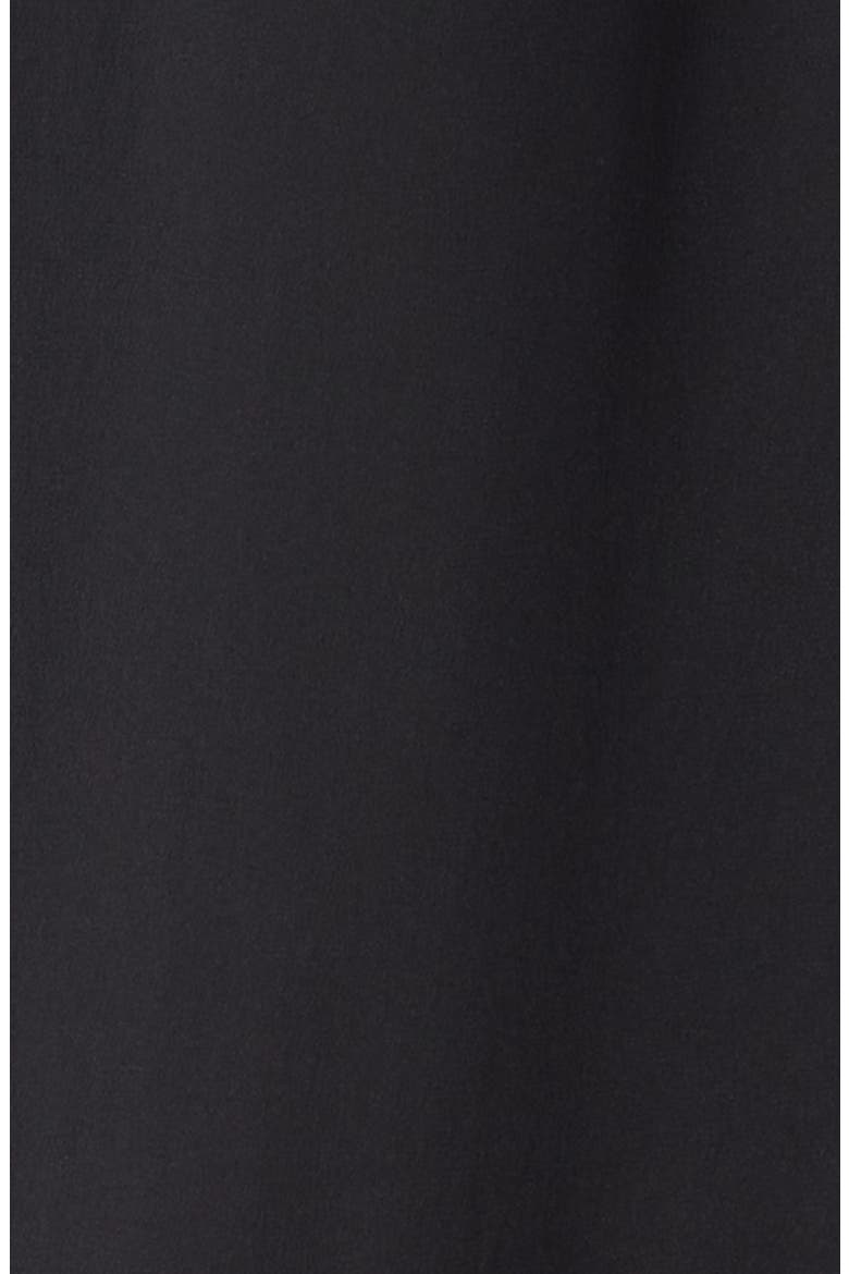 Beaded Epoque Silk Button-Up Shirt, Alternate, color, BLACK