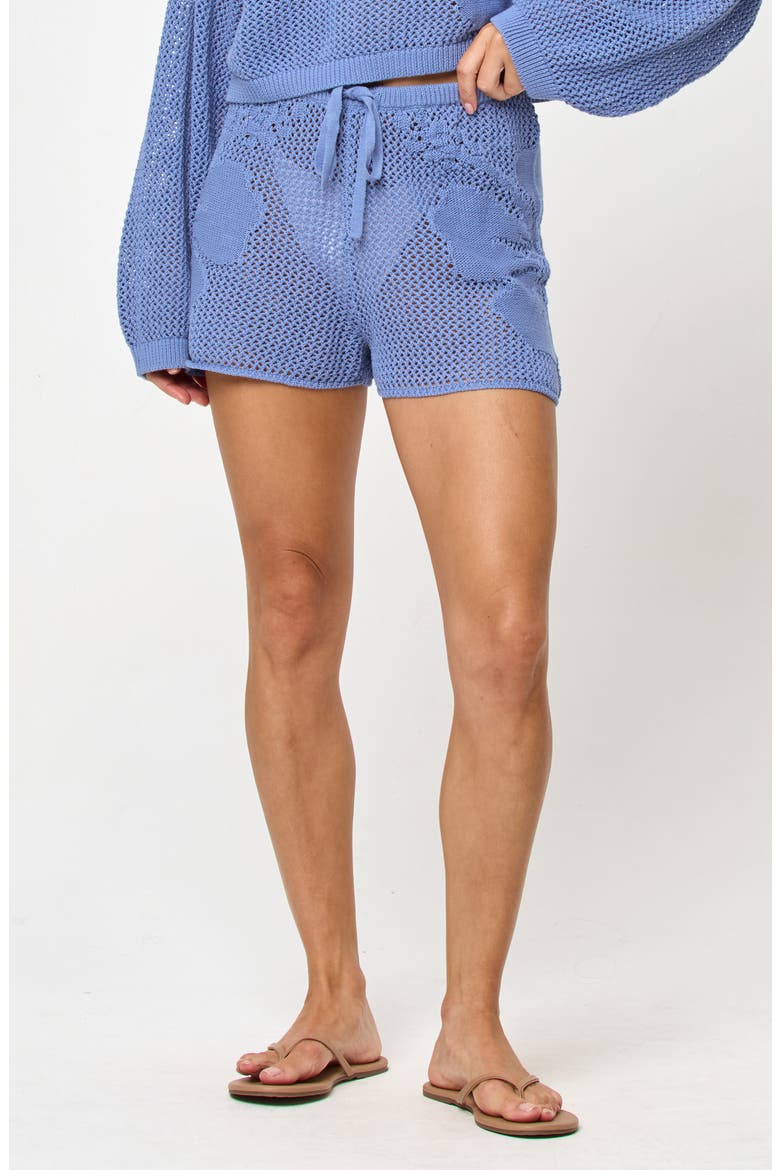 Island Time Open Knit Cover-Up Shorts video