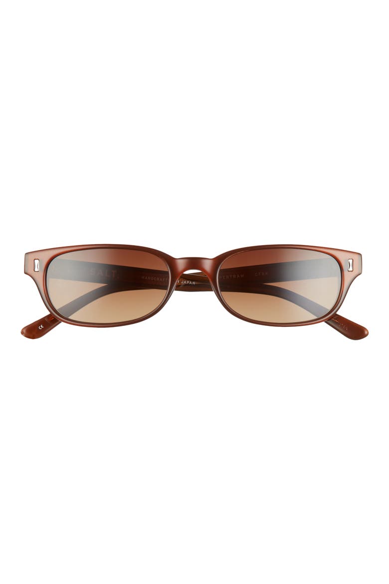 Bertram 53mm Polarized Sunglasses, Main, color, COFFEE BLACK/ BROWN GRADIENT
