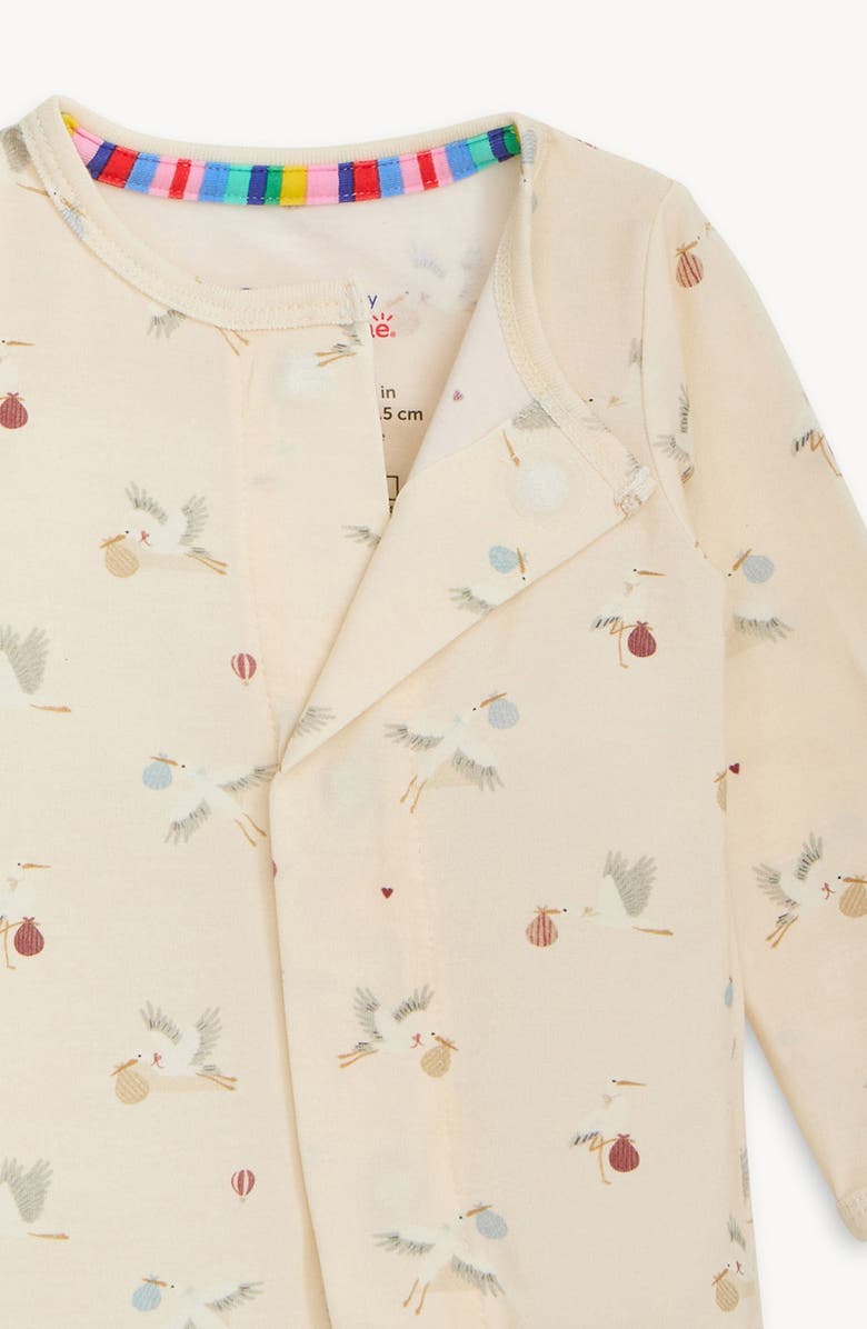 Magnetic Me Special Delivery Magnetic Footie, Alternate, color, Beige