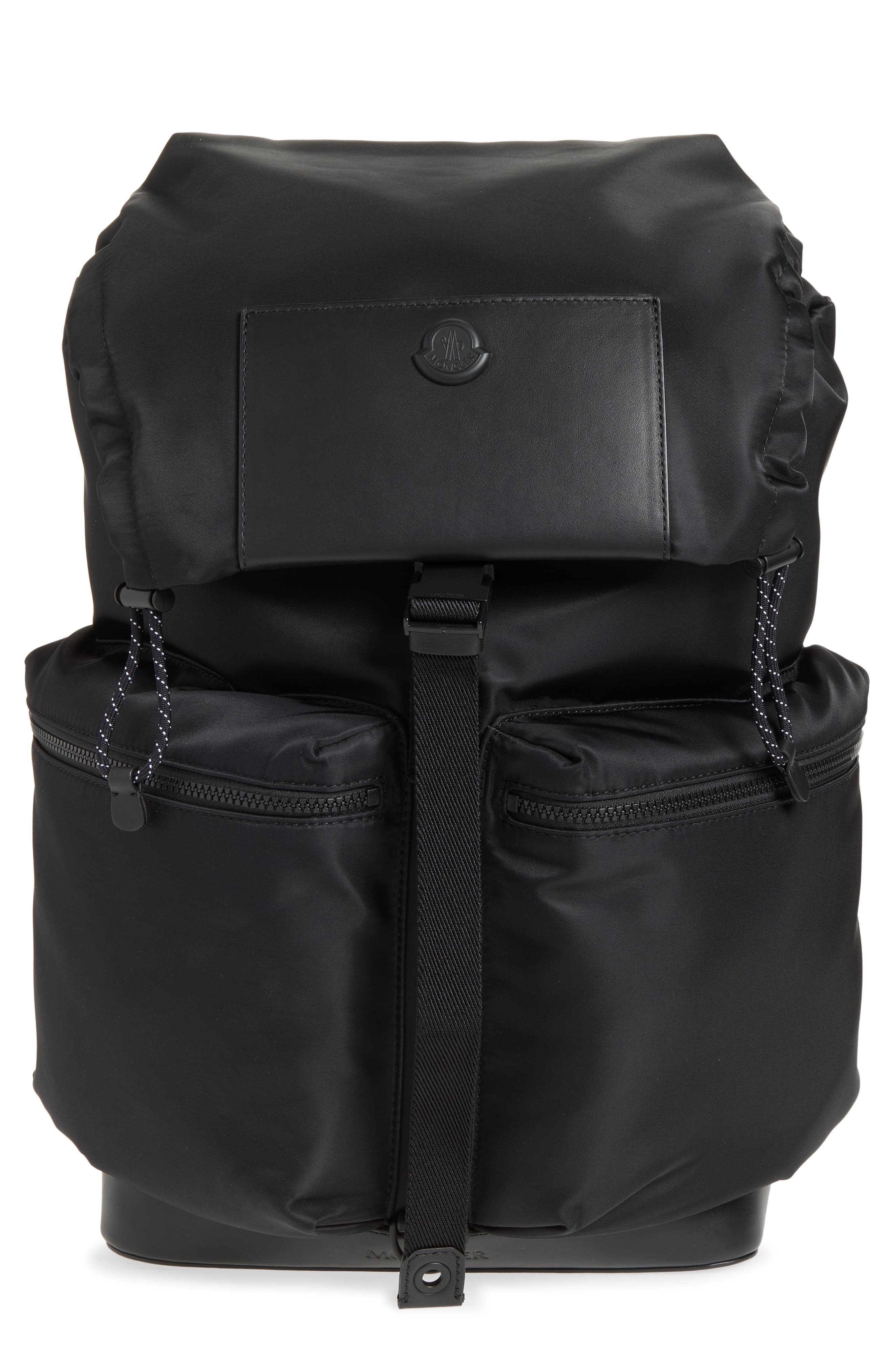 Kenton Nylon Drill Backpack, Main, color, BLACK
