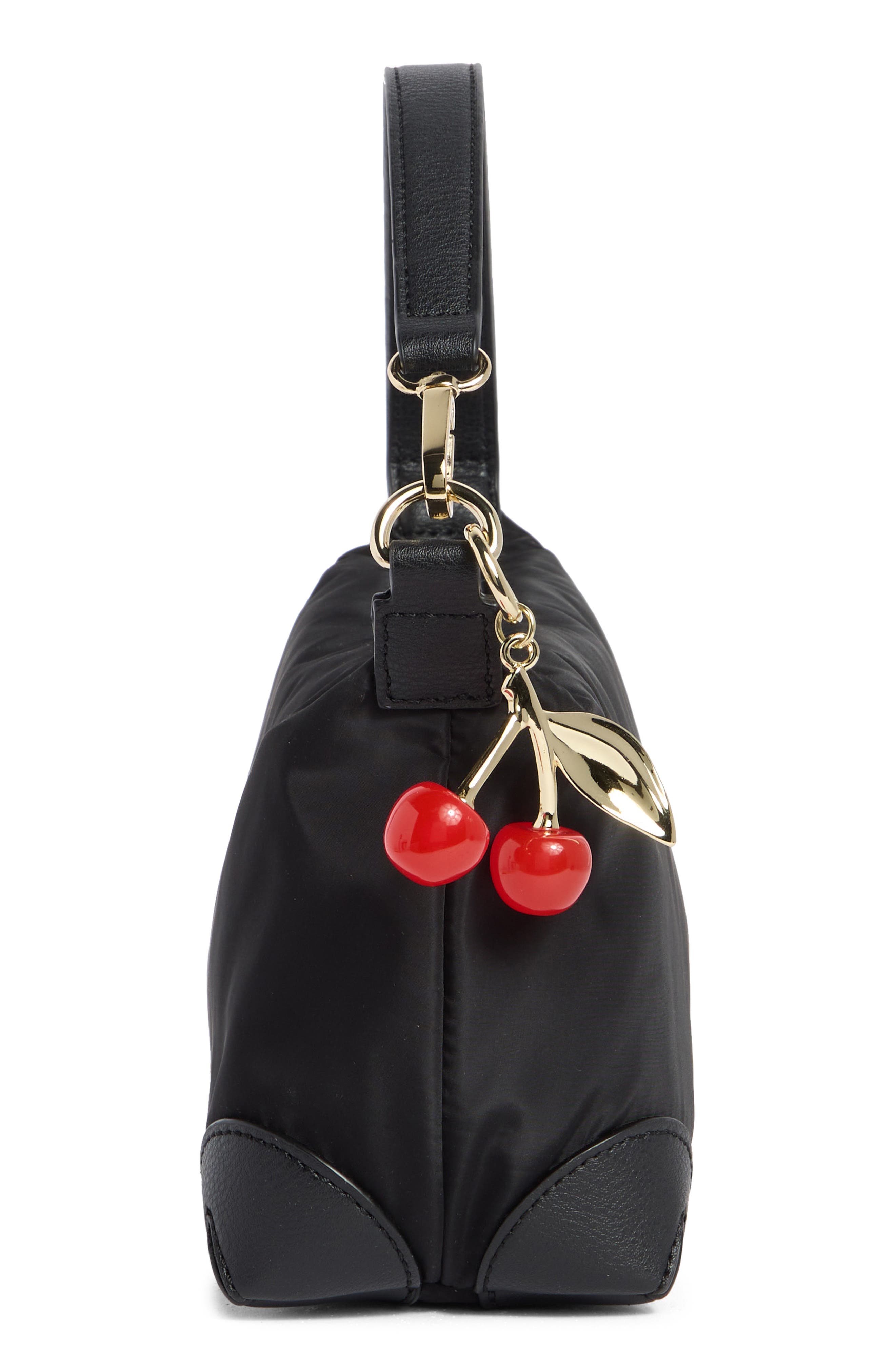 Madden Girl Woven Shoulder Bag, Alternate, color, Black